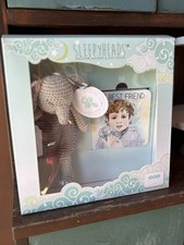 Sleepyheads Little Elephant Crocheted Paci Holder  Best Friend Book Gift Set