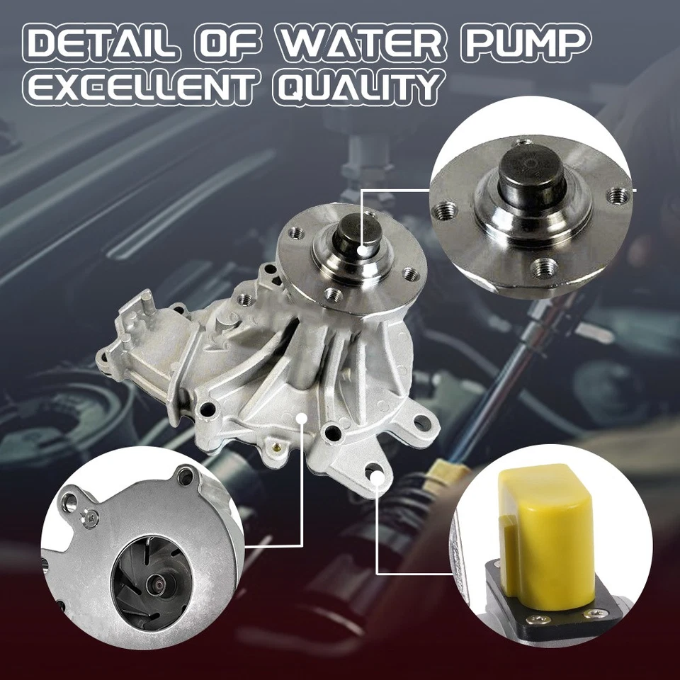 Engine Water Pump 16100-09260 16100-09261 For Toyota Hilux Land Cruiser 1KD 2KD Foto 4 de 4