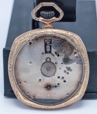 1925 - Elgin 12s Grade 345 17j Star Scepter RGP Case Open Face Pocket Watch