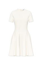 ALEXANDER MCQUEEN $2680 Fit And Flare Mini Dress in Ivory New & Authentic