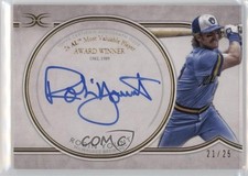 2018 Topps Definitive Collection Legendary /25 Robin Yount #DCLA-RY Auto HOF 6fs