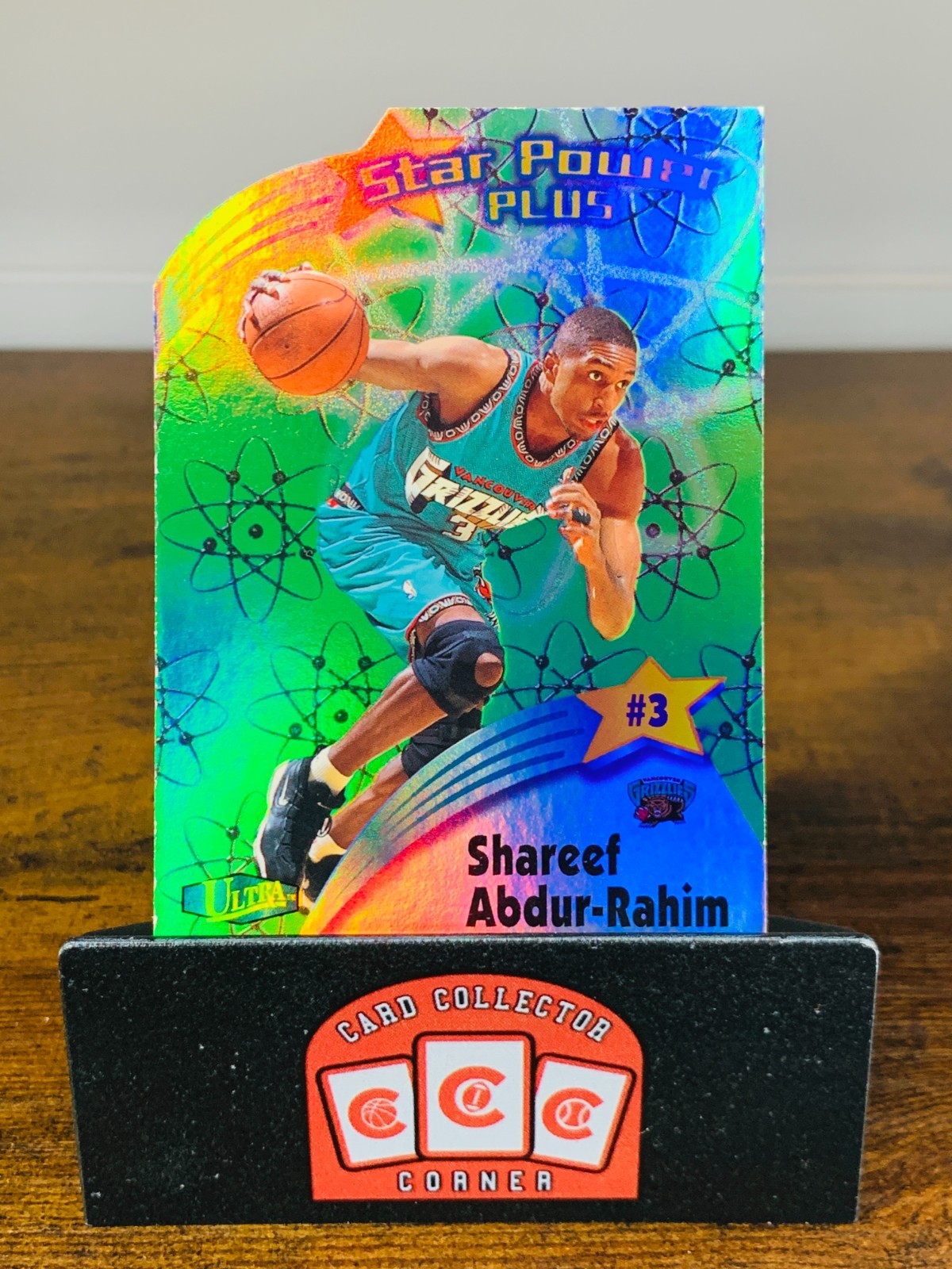 1997-98 Fleer Ultra Star Power Plus Die Cut #9 Shareef Abdur-Rahim Grizzlies JS