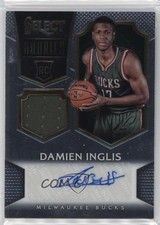 2014-15 Panini Select Rookie Jersey 42/199 Damien Inglis #18 Auto 0t2