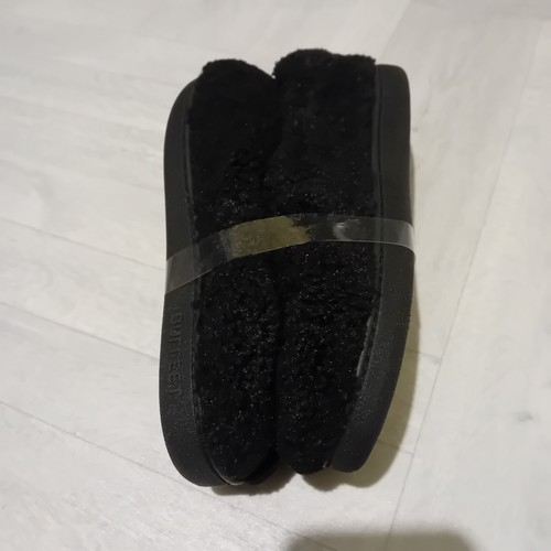 Buffeet UK6 Damen Memory Foam Winter Hausschuhe | Schwarz | Slipper | Weich | Robust - Bild 8 von 9