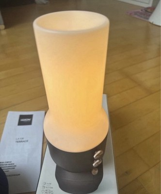 Lexon TERRACE, Bluetooth-Speaker, LED-Leuchte und Powerbank 4.000mAh, braun