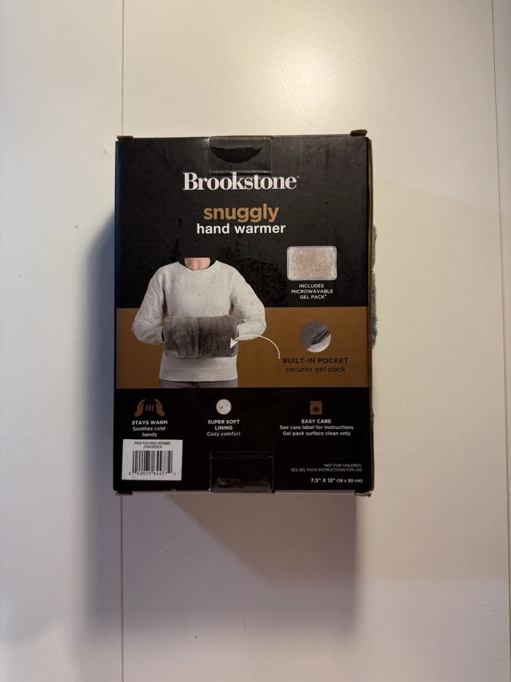 Nuevo en caja Brookstone cómodo calentador de manos gris Foto 3 de 4