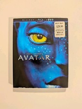 Avatar Blu-ray/DVD 2 Disc Set, 2009 with RARE Slipcover