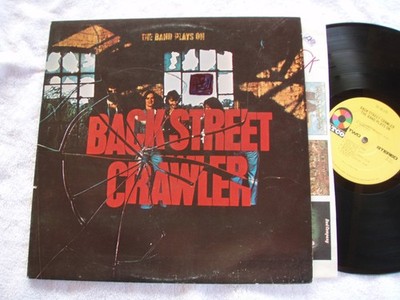 ~~BACK STREET CRAWLER~~THE BAND PLAYS ON~~PAUL KOSSOFF~~EX+ VINYL