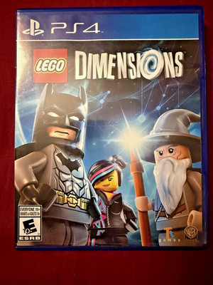 PS4 LEGO Dimensions - w/ Case, Game & Manual - No LEGO Parts Or Hub - clean disc