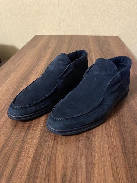 Men Aldo Brue Heels Navy Suede 43