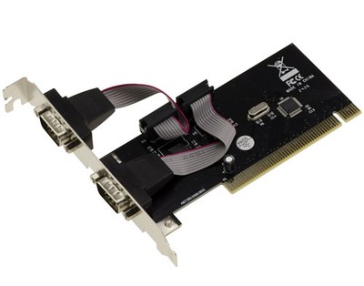 PCI Card Series RS232 - 2 COM Ports DB9 - WCH Chipset