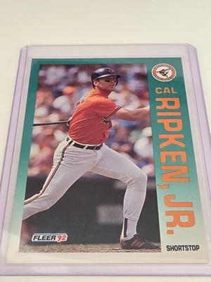 1992 Fleer Cal Ripken. JR #26 HOF