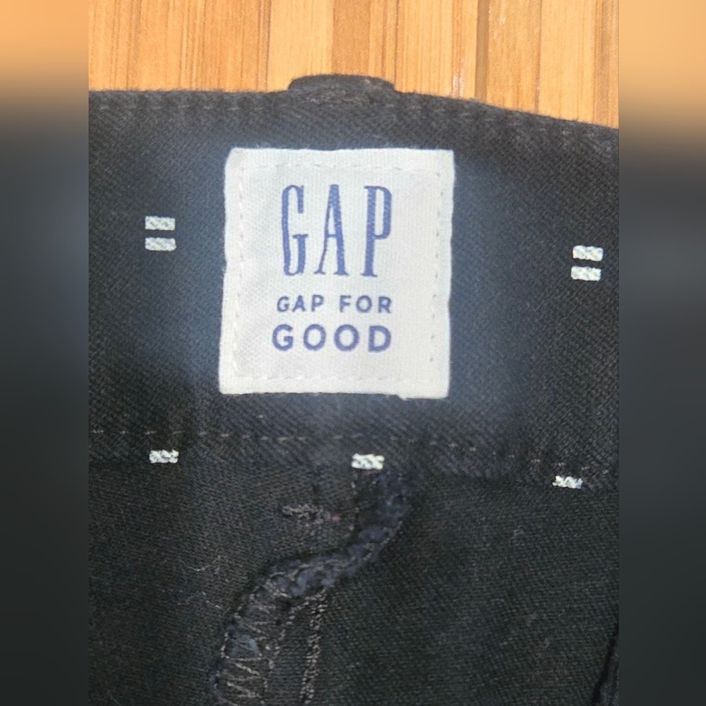 GAP Black Patterned Casual Pants - image 5