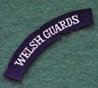 The Welsh Guards Embroidered Shoulder Title - Circa WW2