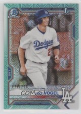 2021 Bowman Chrome Prospects Mega Box Aqua Mojo Refractor 177/225 Jake Vogel s1i