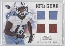 2012 Panini National Treasures NFL Gear Quad Materials 20/25 Kendall Wright 5x8