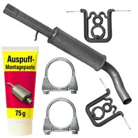 Edex Mitteltopf Auspuff FüR Volkswagen Bora 1 I Kombi, Limousine (1998-2013)