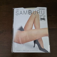 CECILIA de RAFAEL Sheer Tights Size 3 M Color Natural Samburu 15 Den Victoria