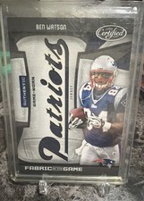2009 Certified - Fabric of the Game Ben Watson Die-Cut Team Nickname /24 (MEM)