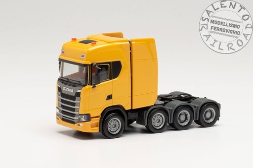 Herpa 308601-003 trattore stradale Scania CS 20 ZM di colore giallo - 1:87 H0 | Zustand: Nuovo
