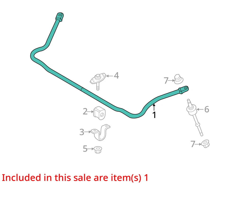 Ford F250 Super Duty 2016 4x4 barra estabilizadora delantera fabricante de equipos originales 73 k millas - LKQ429479347 Foto 4 de 4