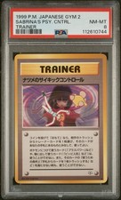 1999 Pokemon Japanese Gym 2 Sabrina's Psychic Control   PSA 9 - MINT!