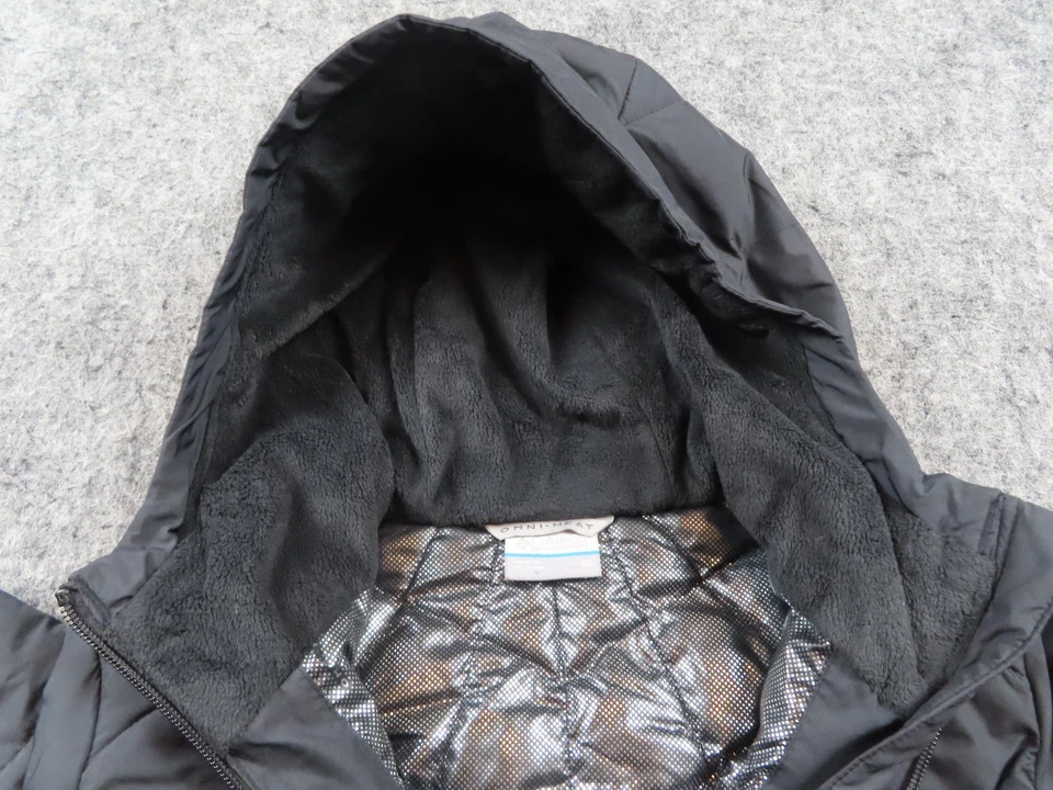 Columbia Jacket Womens XS Black Heavenly Long Omni Heat Insulated Puffer Parka - Image 2 of 4