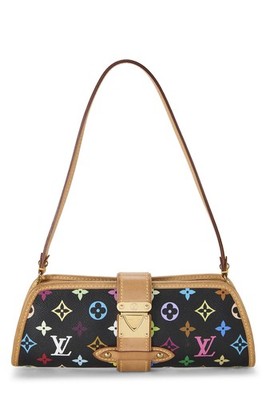 Louis Vuitton Takashi Murakami x LV Black Monogram Multicolore Shirley - WGACA