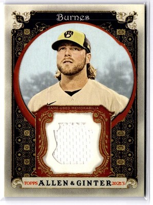 2023 Topps Allen & Ginter Corbin Burnes Allen & Ginter Full-Size Relics