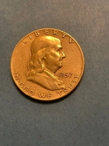 1957-D Franklin Half Dollar — photo from the most recent tracked eBay sale