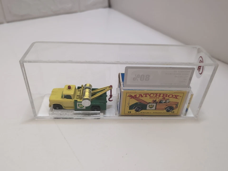 Matchbox 13 Dodge Wreck Truck Yellow Cab UKG 80% - Immagine 4 di 4