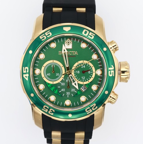 Invicta Pro Diver Quartz Chronograph Green Dial 48 mm Men's Watch