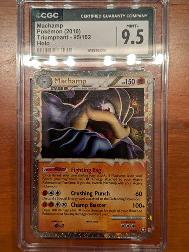 Machamp graded CGC 9.5 for sale on eBay
