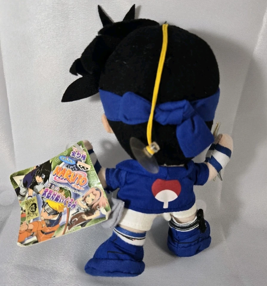 BANPRESTO NARUTO 6" FELPA SUAVE AZUL VENTANA ADHESIVA Foto 3 de 4