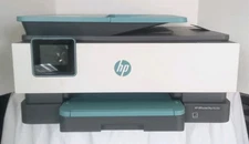 HP OfficeJet Pro 8028e Wireless Printer HP Color Print Copy Scan Fax Powers On