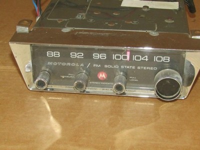 Motorola FM990X FM car stereo untested