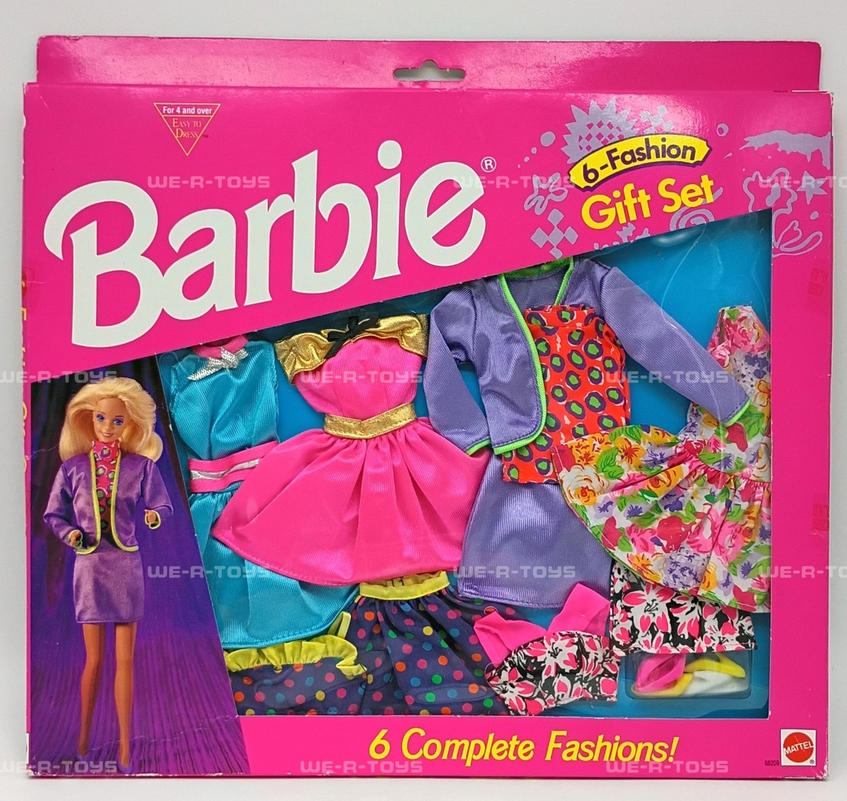Barbie 6-Fashion Gift Set 6 Complete Fashions Variety1994 Mattel