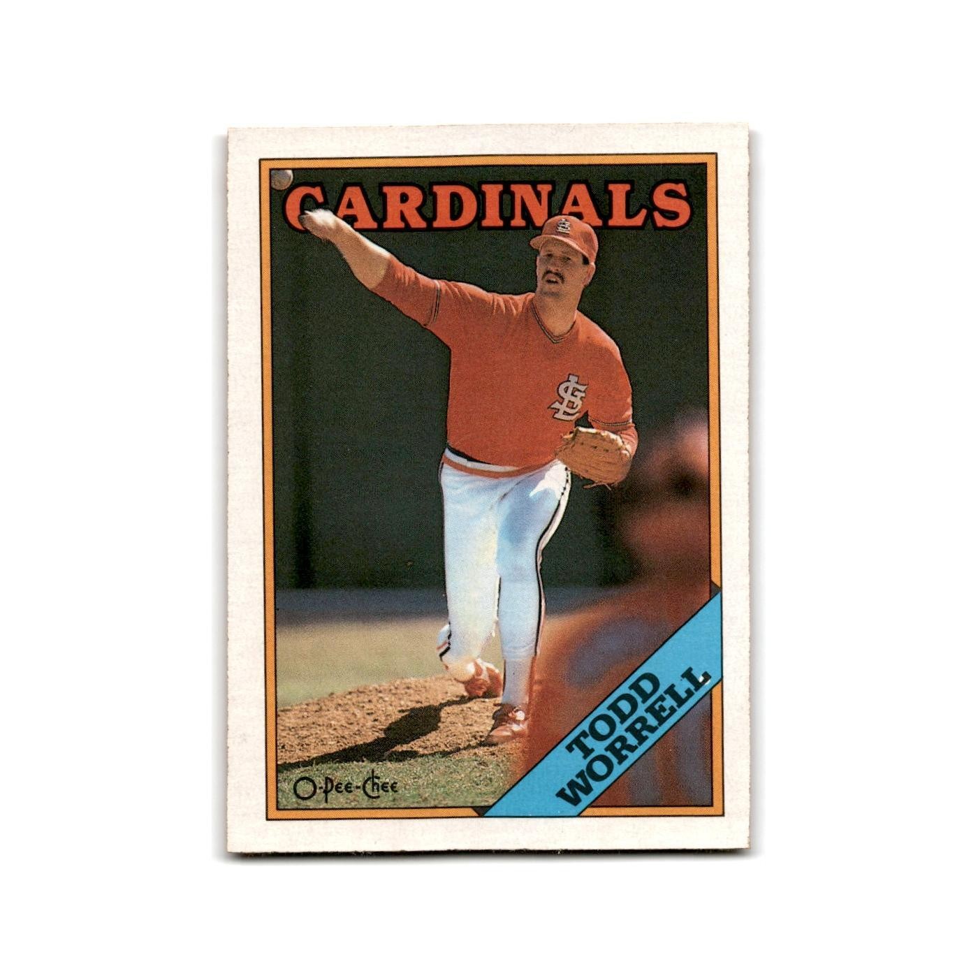 Todd Worrell 1988 O-Pee-Chee #135 St. Louis Cardinals Baseball Card NM