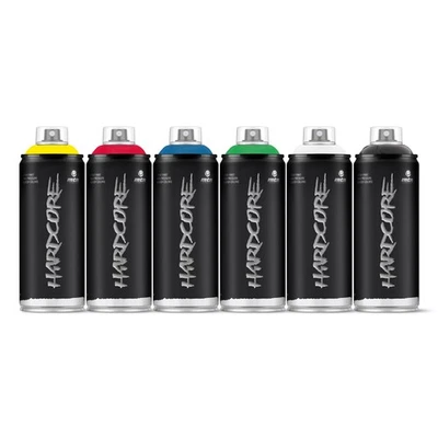MTN BY MONTANA COLORS MTN Montana Colors Hardcore Sprühfarbe Probierpack (6 x 400 ml)