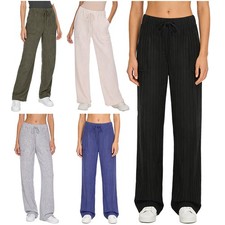 Women Pants Holidays Bottoms Outdoor Trousers Party Loose Homewear Knitted Pj