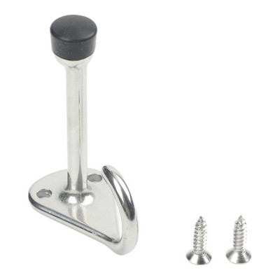 304 SS Türstopper mit Gummihaken für leise Türhaltung 6x3,3x7,65cm