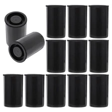  30 Pcs Empty Camera Reel Containers Film Canisters with Caps Organizer Case