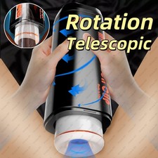 Male Masturbaters Automatic HandsFree Thrusting Cup Rotating Stroker Men Sex Toy