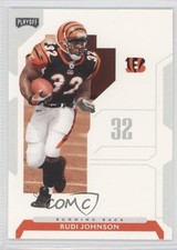 2006 Playoff NFL Playoffs Rudi Johnson #54 d1f