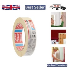Durable Double-Sided Masking Tape 50m x 25mm - For Smooth and Rough Surfaces