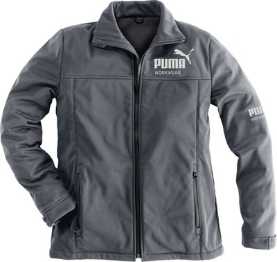Puma Softshell-Arbeitsjacke CHAMP stahlgrau/carbon  Arbeitsjacke