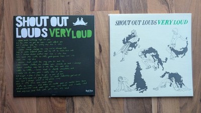 2x SHOUT OUT LOUDS  - VERY LOUD   7'' VINYL