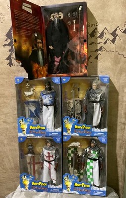Sideshow Monty Python 12'' Figure Lot of 5 | Robin Bedevere Launcelot Galahad Tim