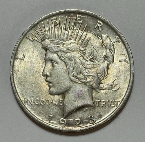1923 Peace Silver Dollar (90% Silver) ~ BU