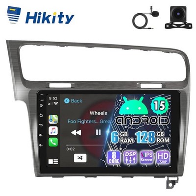 8Core 6+128GB Carplay Android15 Radio Für VW Golf VII 7 mit NAVI WIFI RDS Kamera